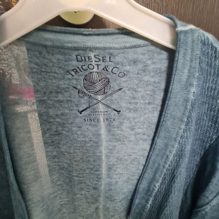 Cardigan Diesel albastru