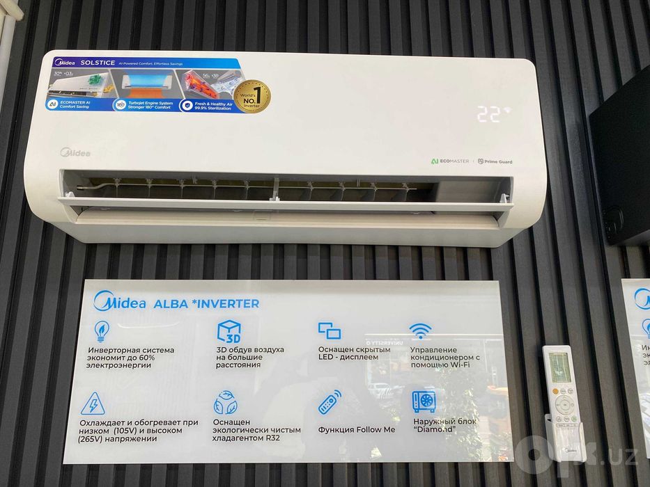Кондиционер Midea Alba Pro 18 инвертор Wi-Fi новинка 2026