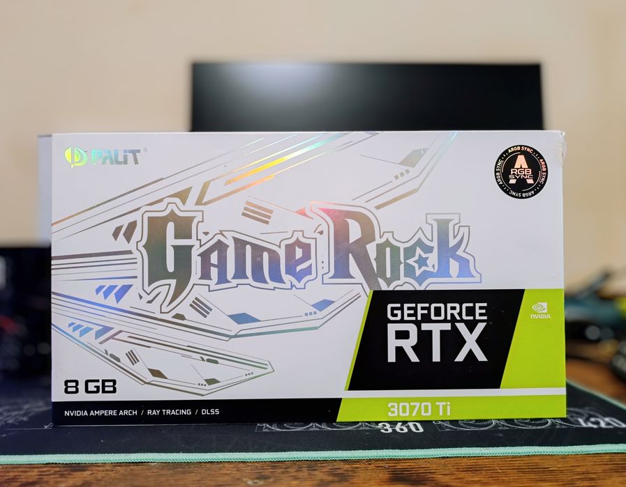 Видео карта Palit RTX 3070 Ti 8GB GameRock OC 8GB GDDR6X