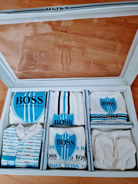 Set bebe 7 piese,bumbac,import Italia