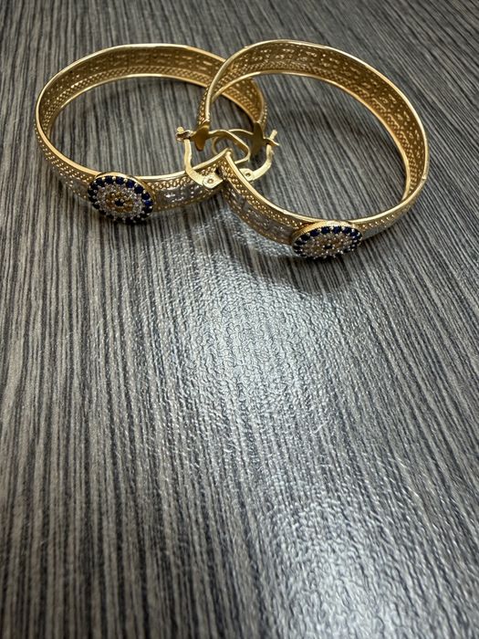 Златни обеци  Versace