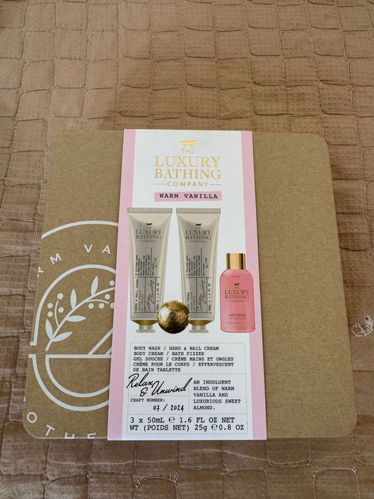 Grace Cole The Luxury Bathing Warm Vanilla. Подарочный набор. Женский