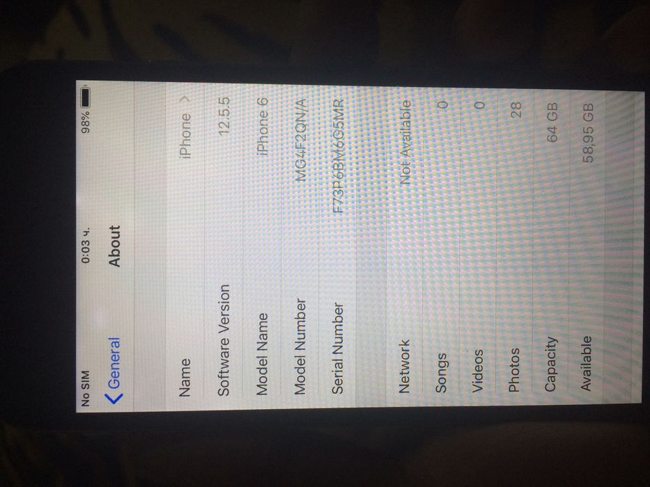 Iphone6 + чисто нов смарт часовник xiaomi redmi Watch 2 black