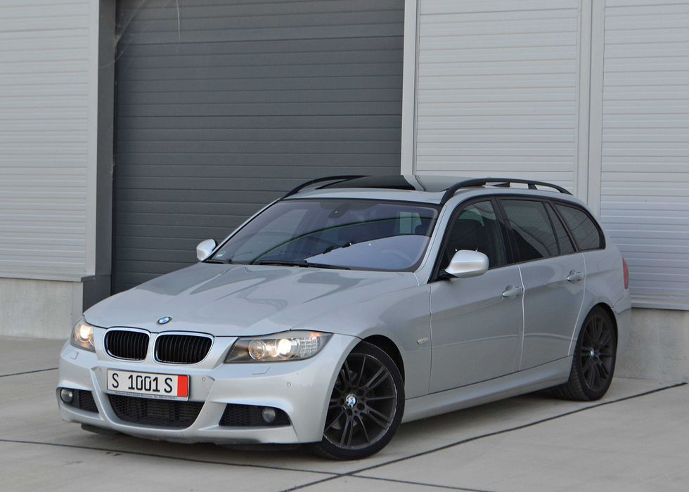 BMW E91 320d Automat Pachet M Interior Exterior Trapa Panoramica Steering Assist Asistenta Faza Lunga Full Piele