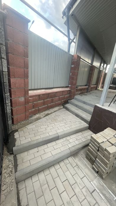 Укладка брусчатки