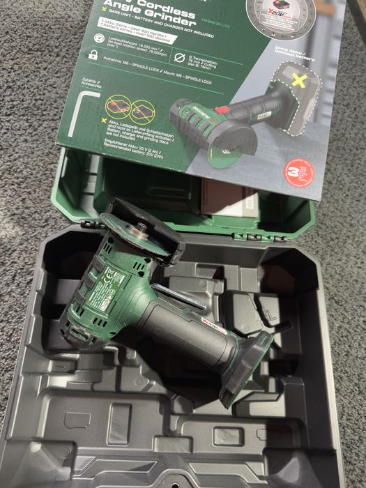 Polizor unghilar mini flex 20v Parkside