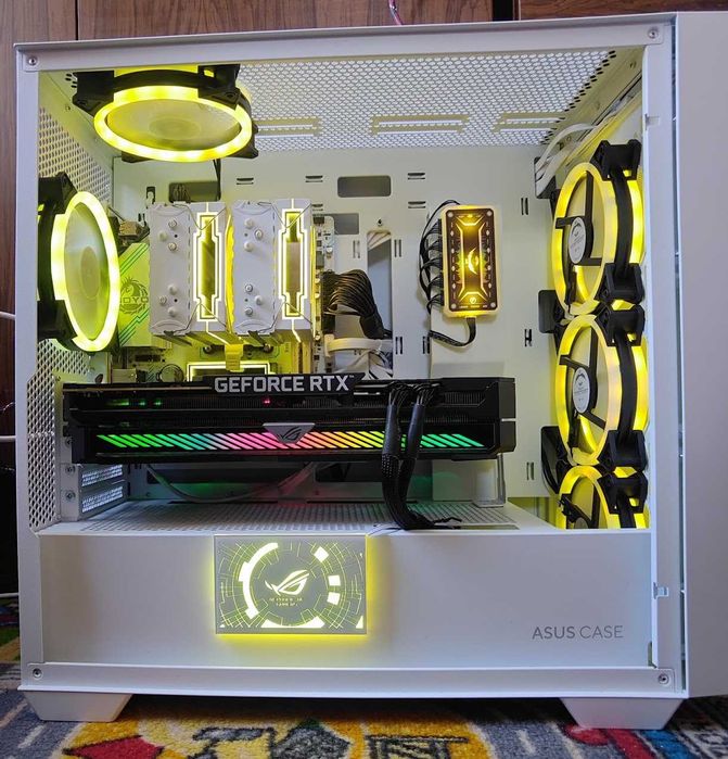 Геймърски компютър Ryzen 7 5700x, ASUS ROG Strix RTX3070, 32gb ddr4, 1tb nvme