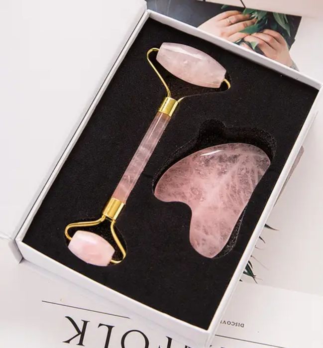 Гуаша и ролер за масаж на лицето