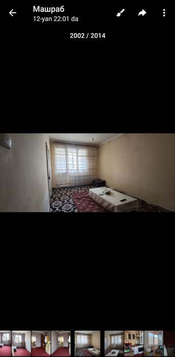 Учтепа тумани 13 квартилда 2 хонали квартира сотилади Хоналари смешини