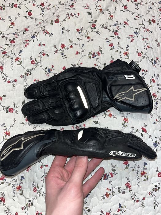 Mănuși moto din piele Alpinestars SP-8 V2  - 2XL