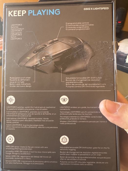 Мишка Logitech g502xLightspeed