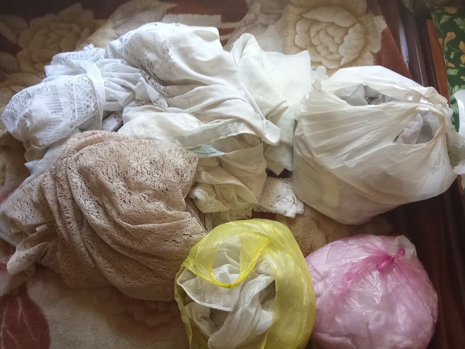 Тюль разных размеров