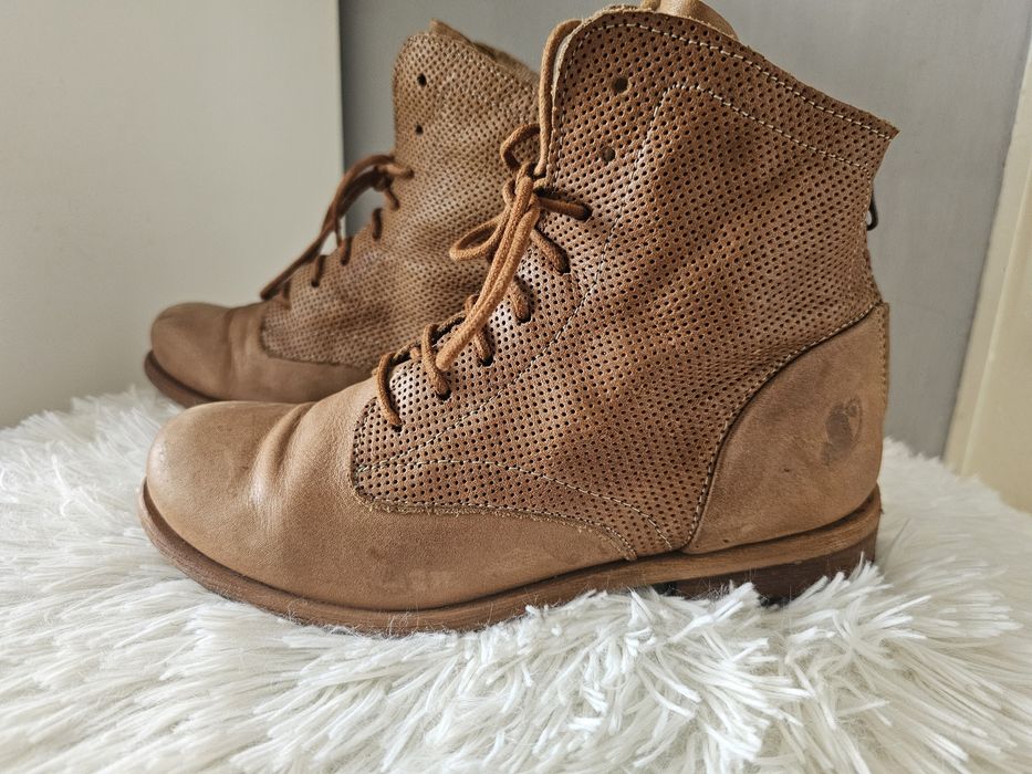 Дамски кожени боти №37