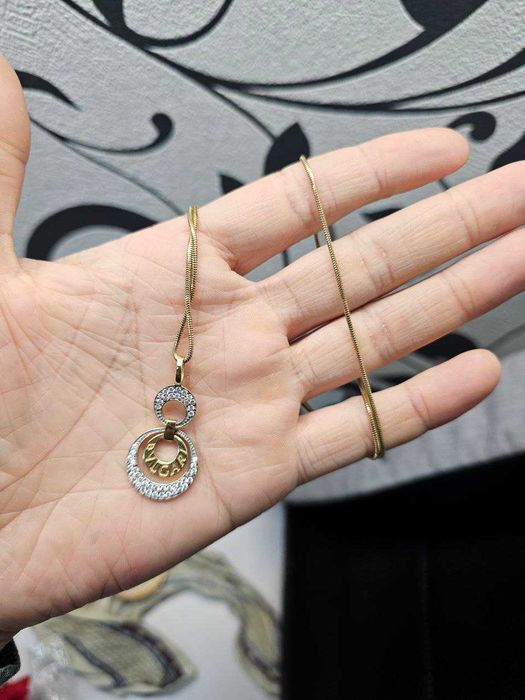 ПРОДАМ Цепочку с Кулоном BVLGARI / ЗОЛОТО 585 Пробы / 7.64 Грамма.