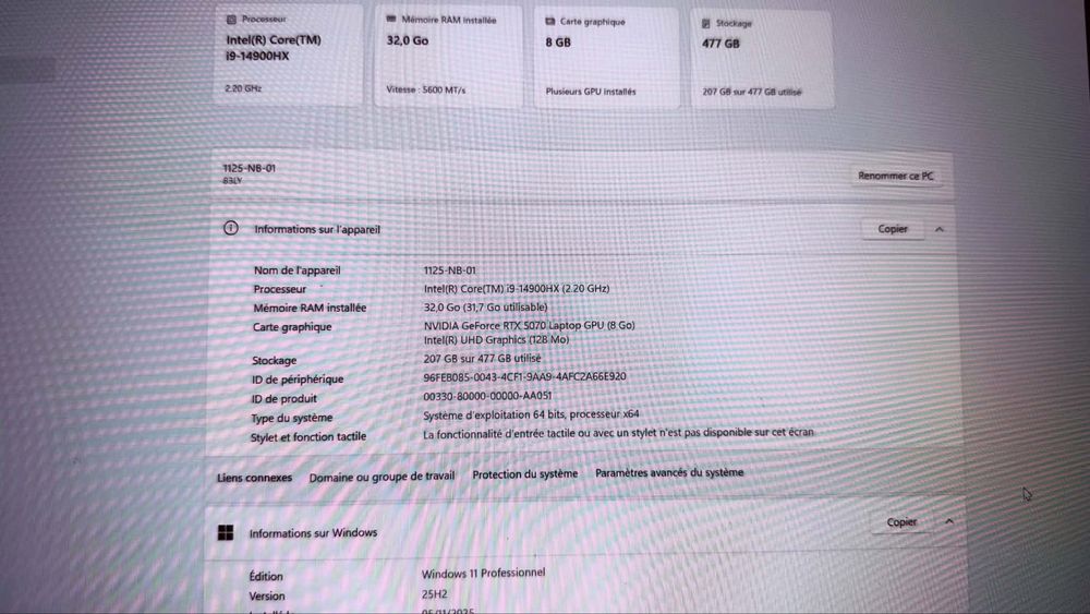 Lenovo Legion Pro 5 ,i9 2025г.