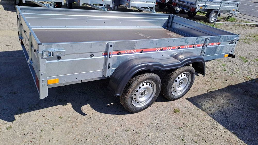 Remorca 750 kg 235x125cm dublu ax cu RAR si nr.provizoriu incluse