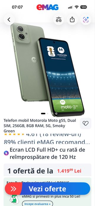 Telefon moto g55 PROMO