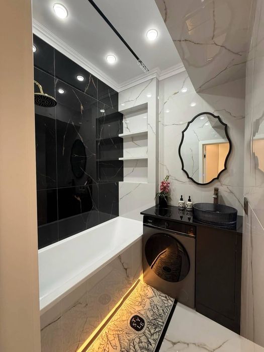 Сдам евро 3-ком 5/9 В ЖК NRG Мирзо-улугбек Сайрам Новая меб+техника