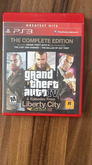 GTA 4 Complete edition / Playstation 3 диск лицензия