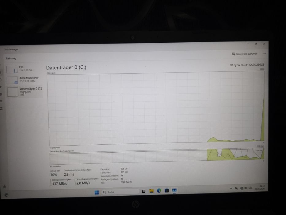 Laptop HP ryzen 5