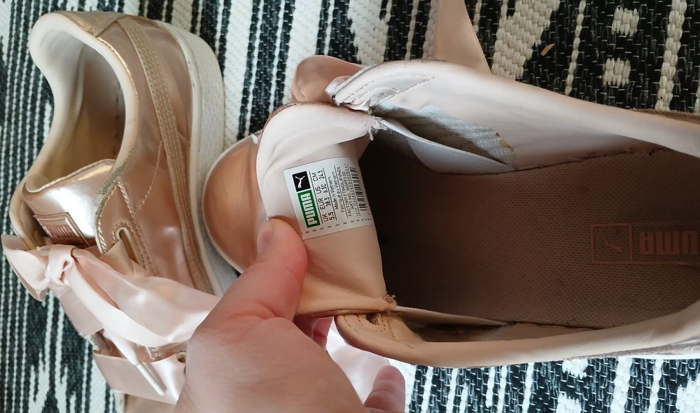 Adidasi Puma culoare somon