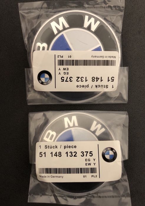 Embleme capota portbagaj 82 78 74mm BMW X1 X3 X5 X6 E46 E39 E90 E60