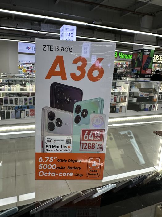 Zte A36 новый запечатной