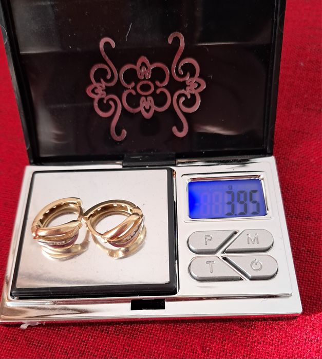 Cercei aur 14  k