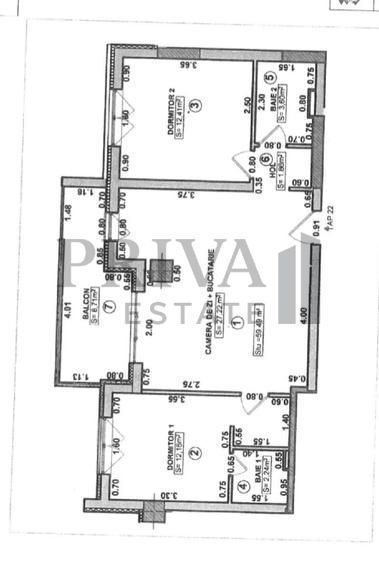 Braytim | 3 camere 2 bai | Mobilat și utilat | Loc de parcare | Terasa