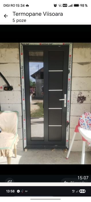 Tamplarie pvc cu geam termopan sau tripan
