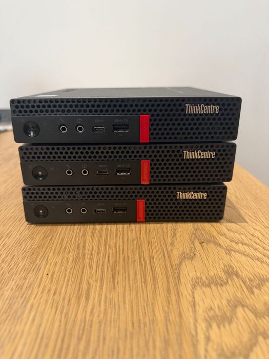 3x Lenovo ThinkCentre M920Q/M720Q, Intel i5-9500T/i5-8500T, 32 GB de memorie DDR4 SSD 256 GB