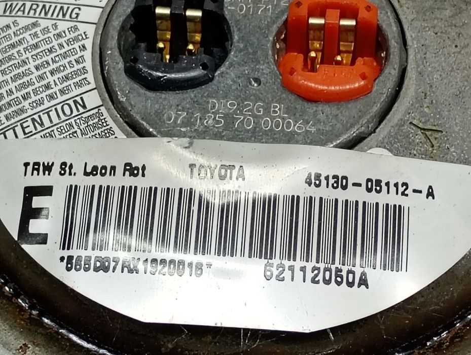 Airbag sofer 45130-05112-A Toyota Avensis 2 T25 (facelift) (2006 - 2009)