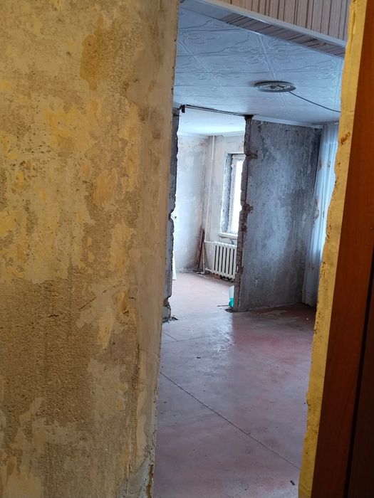 2-х квартира без ремонта, теплая.