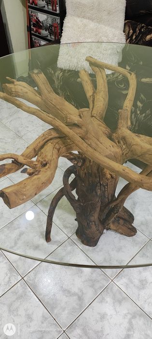 Трапезна маса от корен със два плота ПРОМОЦИЯ