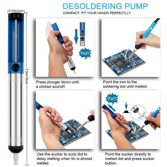 Kit Lipit Letcon 60W temperatura lipire reglabila Multimetru Digital