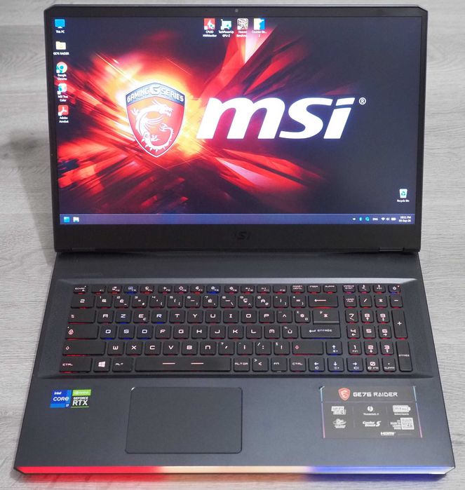 Vand laptop gaming  MSI GE76 Raider 11UG-840FR, I7-11800h, 16GB DDR4 3200MHz, 1 TB SSD NVME, RTX3070 (8GB), Display 17,3 inch, 1440p, 240Hz