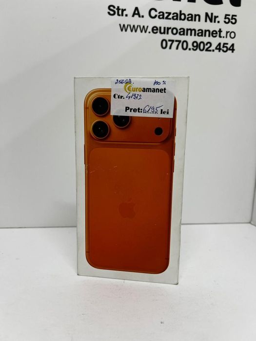 Telefon mobil Apple iPhone 17 Pro Max, 256GB, 5G -I-