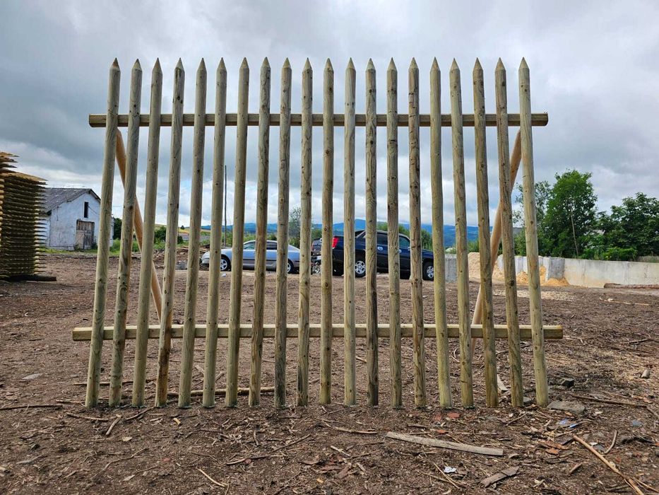 Panou gard lemn tratat in autoclava! H185cm-L250cm ( garantie 10 ani )