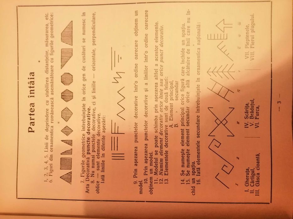 Curs metodic arta decorativa romaneasca, 1935, editii princeps!