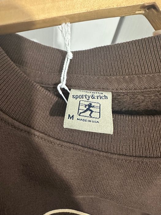 Кафяв суичър на Sporty&rich