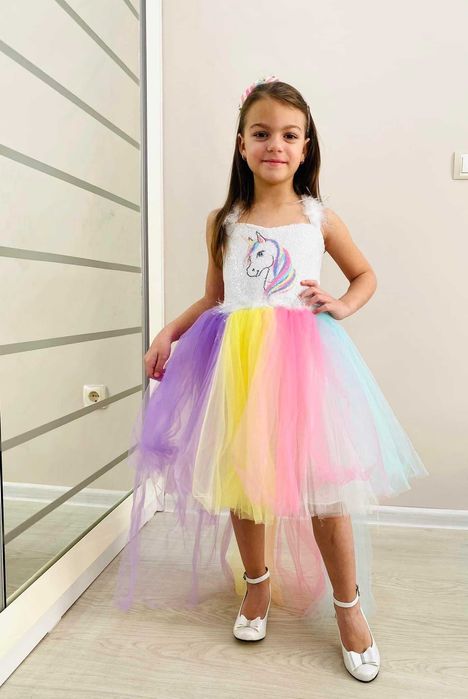 Рокля Елза,Едноре 4-12г