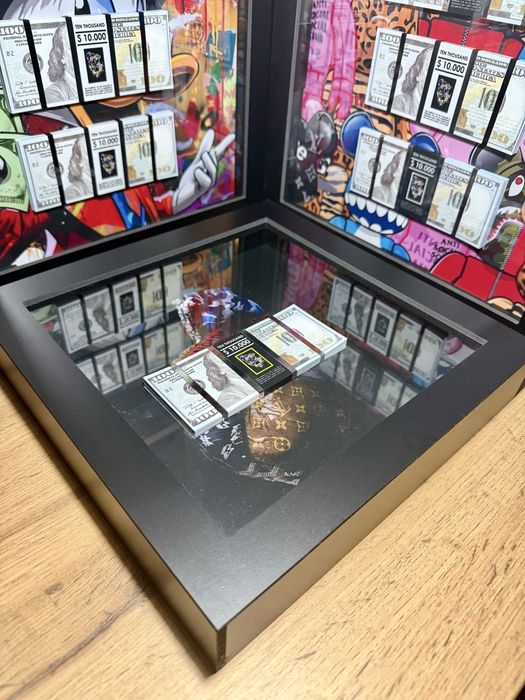 Картина доллар в рамке | ПОДАРОК