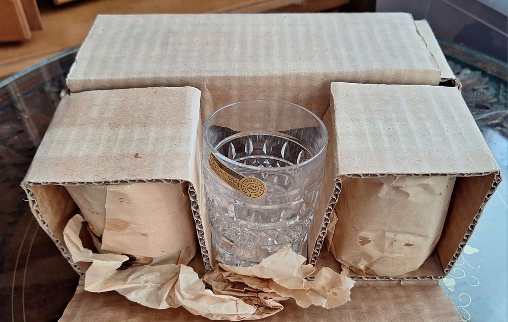 Set 6 pahare cristal Bohemia