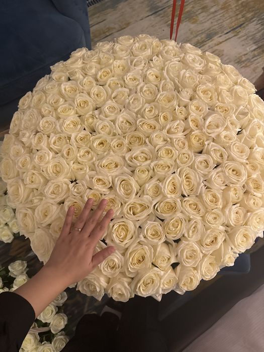 Цветы 201 голандских роз