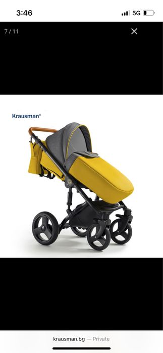 Kоличка 3 в 1 Krausman, Nexxo Yellow