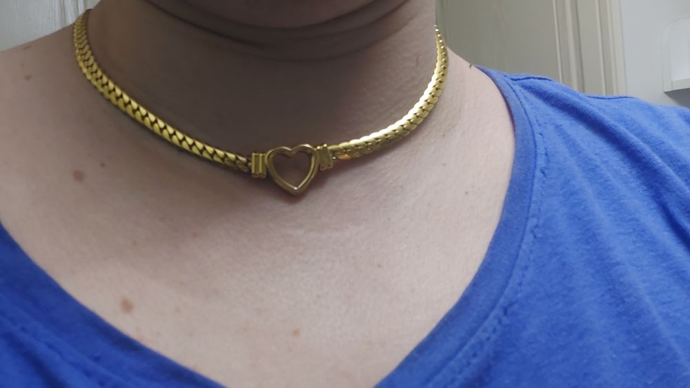 Colier placat cu aur