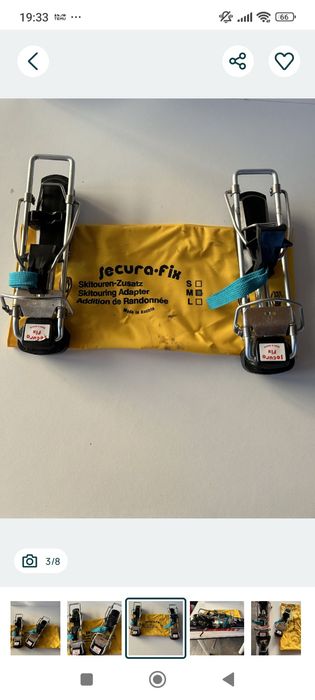 Adaptor schi pentru schi de tură