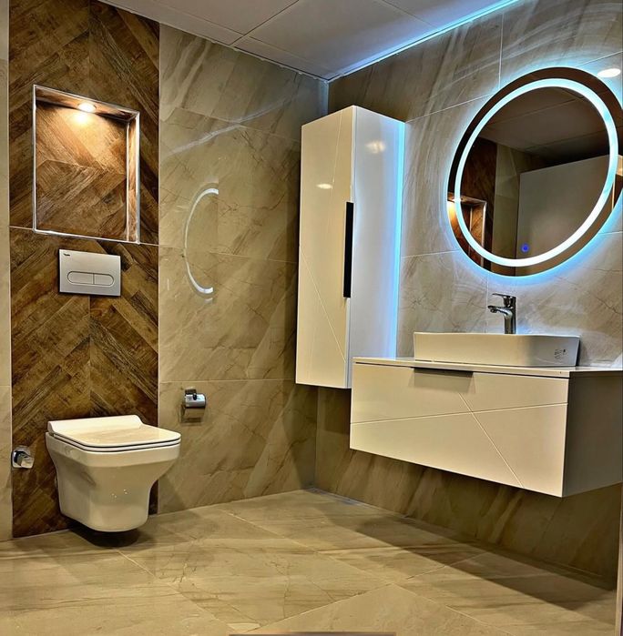 Кафельщик. Ремонт ванных комнат и санузлов под ключ.