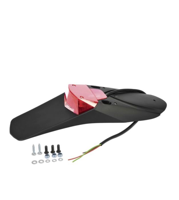 Polisport стойка за номер с LED стоп, габарит и осветление | Ендуро, Крос, Супермото