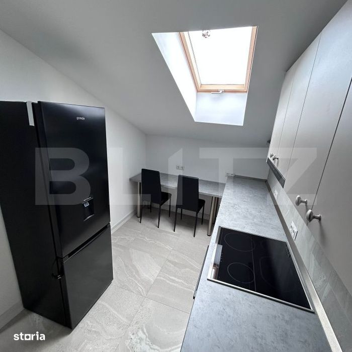 Apartament 37 mp, mansarda, mobilat si utilat, ideal locuinta sau inve